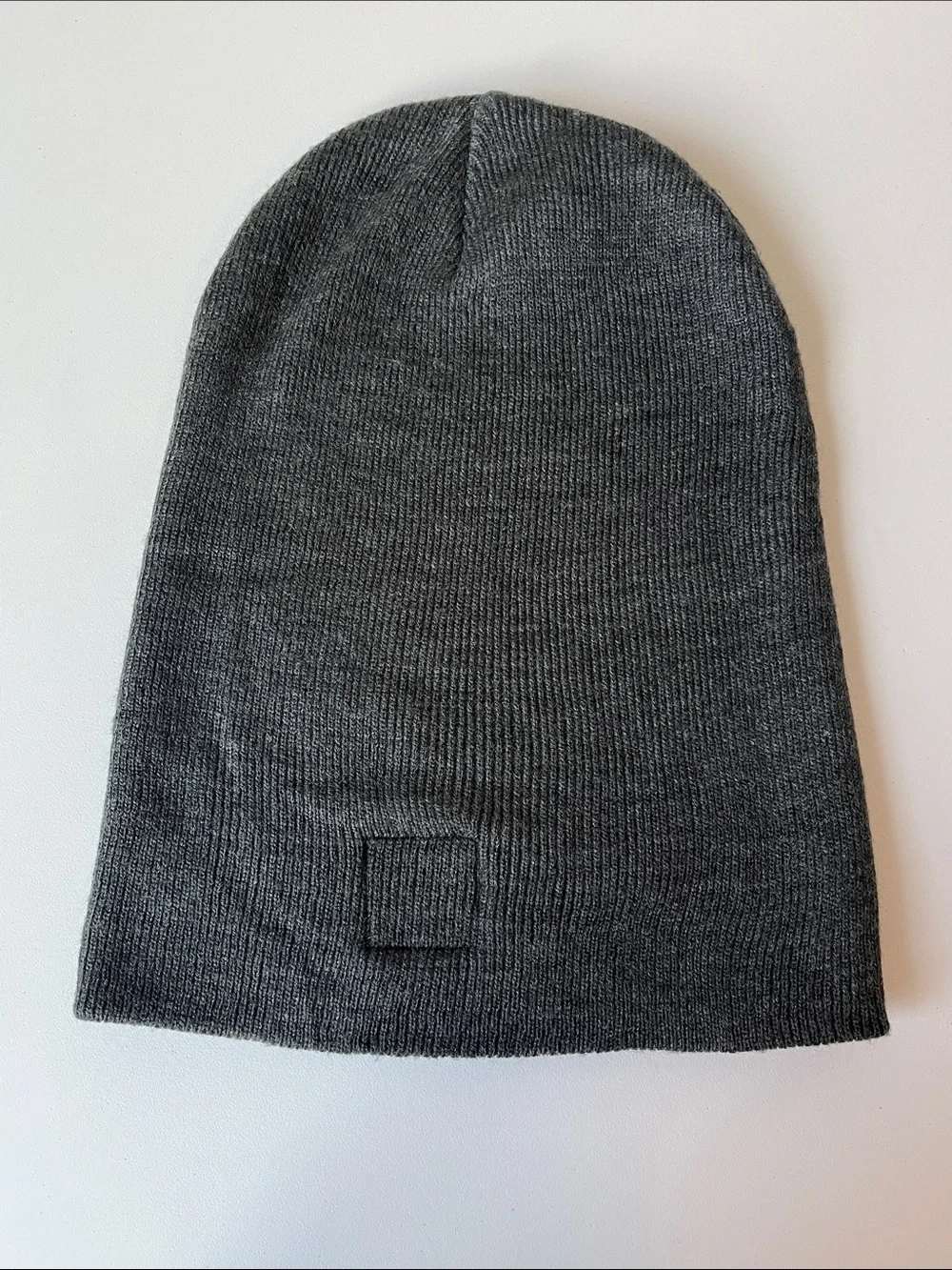 Carhartt Dark Gray Beanie with Gold Logo Patch